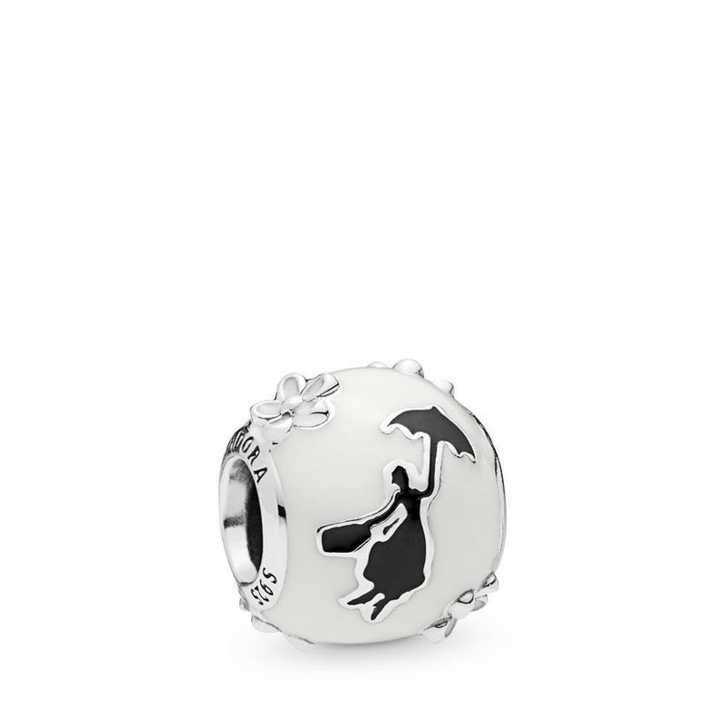 Pandora Australia Disney Mary Poppins’ Silhouette Charm - Sterling Silver | WHCSLD720